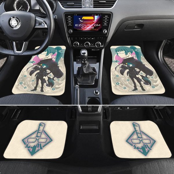 maki zenin car floor mats custom jujutsu kaisen lsq5v