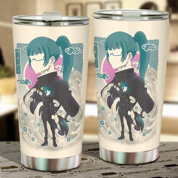 Maiki Zenin Car Tumblers Cup Custom Jujutsu Kaisen Anime Car Accessories