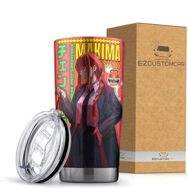 Makima Travel Mug – Gift Idea for Chainsaw Man fans