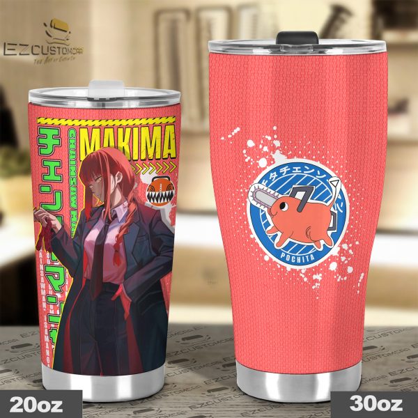makima travel mug gift idea for chainsaw man fans n0msv