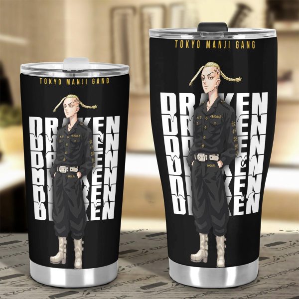 manji gang car accessories custom tokyo revenger anime car tumbler cup bjdy8