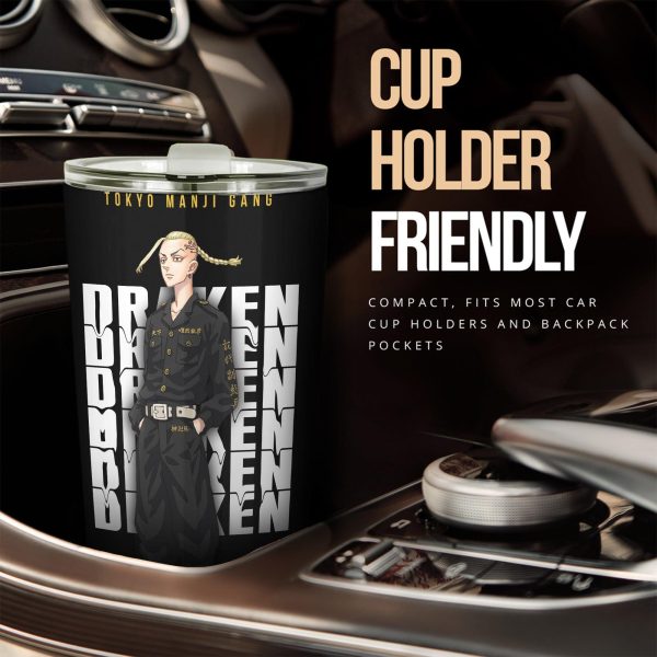 Manji Gang Car Accessories Custom Tokyo Revenger Anime Car Tumbler Cup