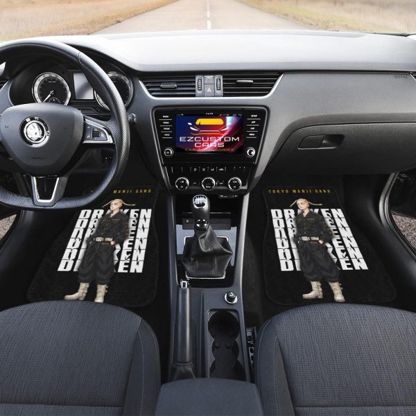 manji gang car accessories custom tokyo revengers anime car floor mats hx4bd