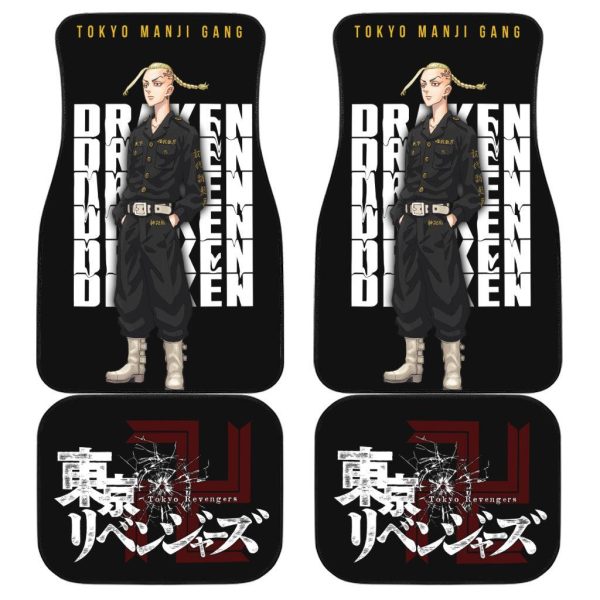 Manji Gang Car Accessories Custom Tokyo Revengers Anime Car Floor Mats