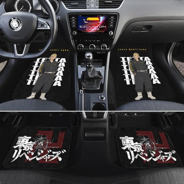 manji gang car floor mats custom tokyo revengers anime car accessories owhjw
