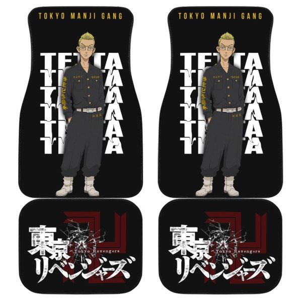 Manji Gang Car Floor Mats Custom Tokyo Revengers Anime Car Accessories