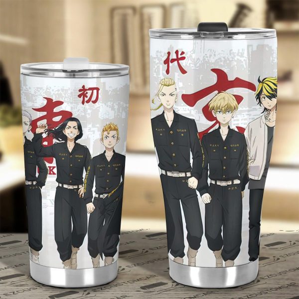 manji gang car tumbler cup custom tokyo revenger anime car accessories t7rkt