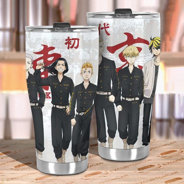 manji gang car tumbler cup custom tokyo revenger anime car accessories tcofw