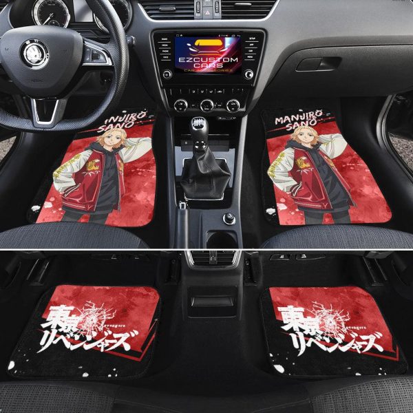 manjiro sano car floor mats custom tokyo revengers anime car accessories 5vwo8