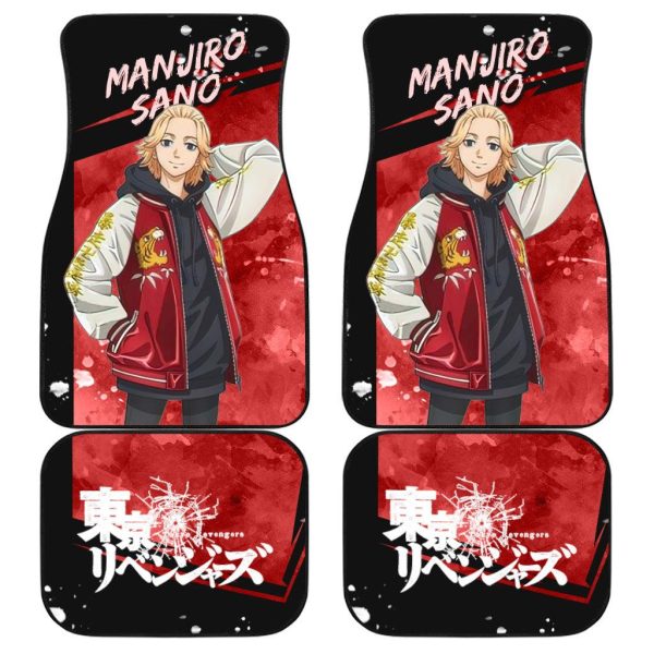 Manjiro Sano Car Floor Mats Custom Tokyo Revengers Anime Car Accessories