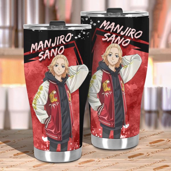 manjiro sano car tumbler cup custom tokyo revenger anime car accessories evoaz