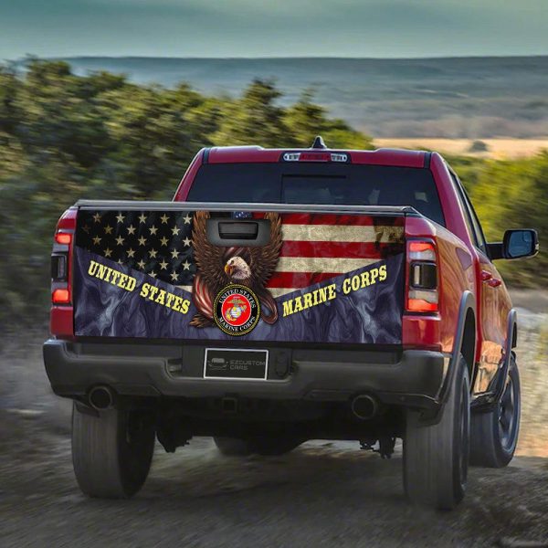 Marine Corps-Coast Guard US Military Force Truck Tailgate Decal