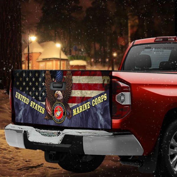 Marine Corps-Coast Guard US Military Force Truck Tailgate Decal