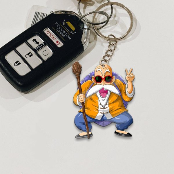 master roshi car accessories custom dragon ball anime keychains ttfi6