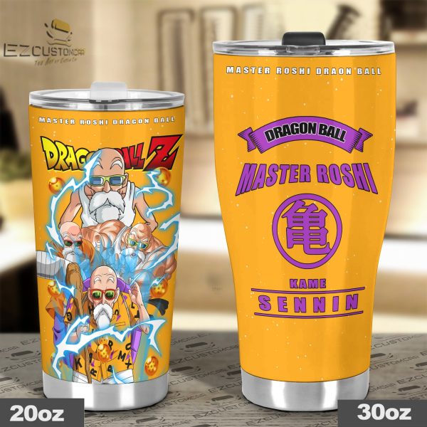 master roshi travel mug ideal tumbler for your dragon ball collections sd60b