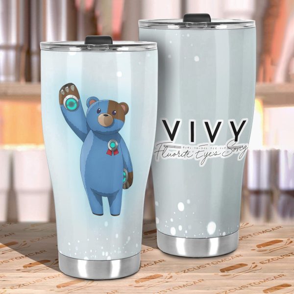 matsumoto stainless steel tumbler custom vivy fluorite eyes song anime car accessories dnwfc