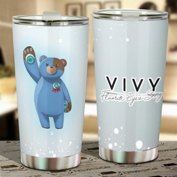 Grace Stainless Steel Tumbler Custom Vivy: Fluorite Eye’s Song Anime Car Accessories