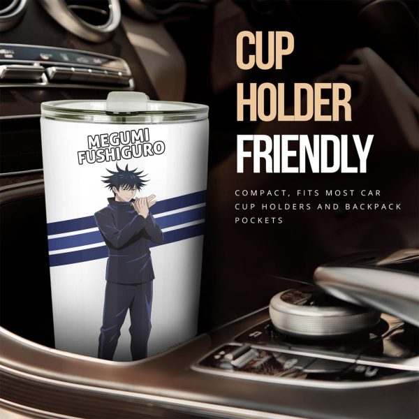 Megumi Car Tumbler Cup Custom Anime Jujutsu Kaisen Car Accessories