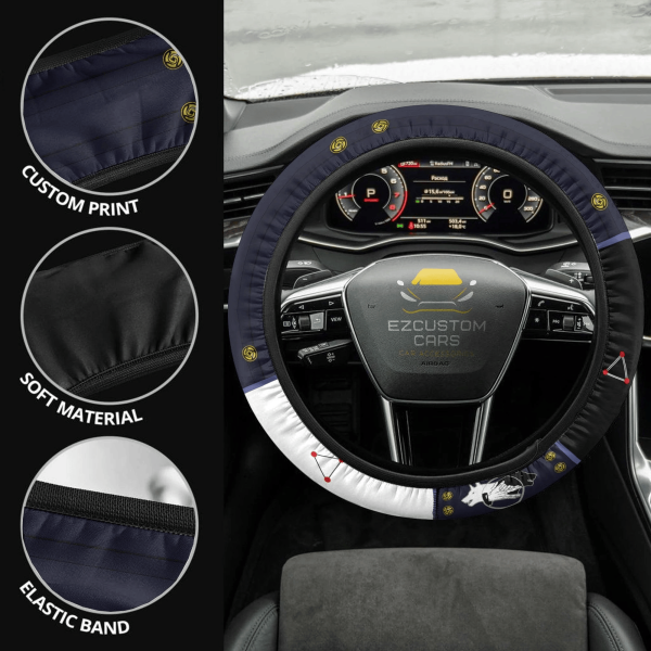 megumi fushiguro anime steering wheel cover custom anime jujutsu kaisen car accessories 61je3
