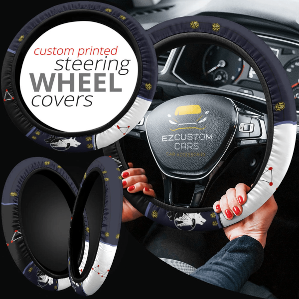 megumi fushiguro anime steering wheel cover custom anime jujutsu kaisen car accessories pklle