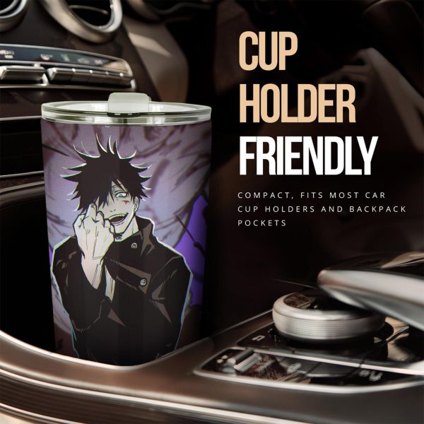 megumi fushiguro car tumblers cup custom jujutsu kaisen anime car accessories neigv