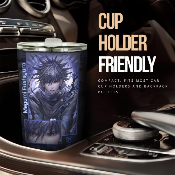 megumi fushiguro custom jujutsu kaisen anime car tumblers cup car accessories rx7gd