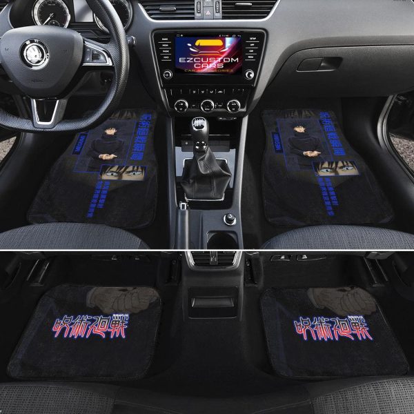 megumi fushiguro jujutsu kaise anime car floor mats mnewm