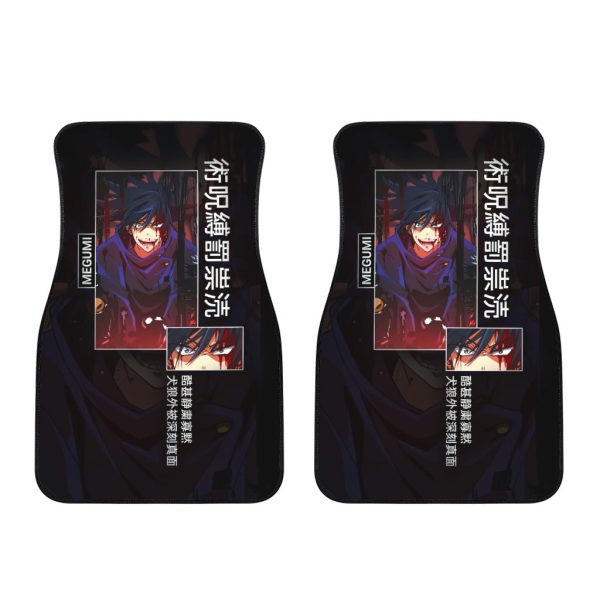 megumi fushiguro jujutsu kaisen car floor mats anime decor for cars ik2gj