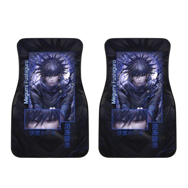 megumi fushiguro jujutsu kaisen car floor mats jujutsu kaisen car accessories sqssk