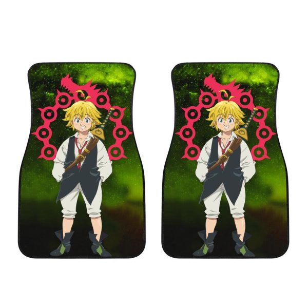 Meliodas Car Floor Mats Custom Anime Seven Deadly Sins Car Accessories
