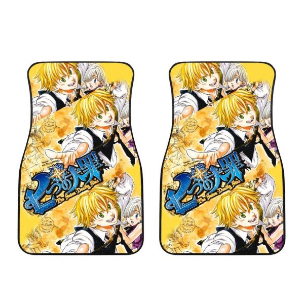 meliodas car floor mats seven deadly sins anime car accessories wwayx