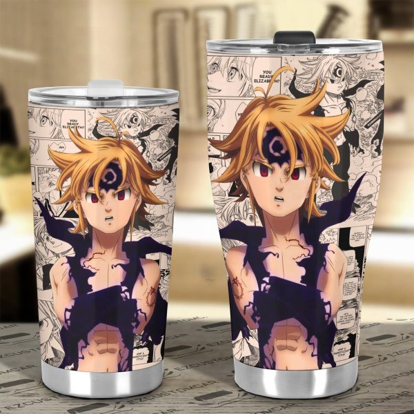 meliodas car tumbler cup custom anime seven deadly sins car accessories bodew