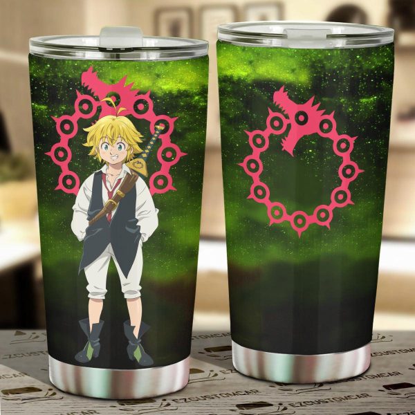 Meliodas Car Tumbler Cup Custom Anime Seven Deadly Sins Car Accessories