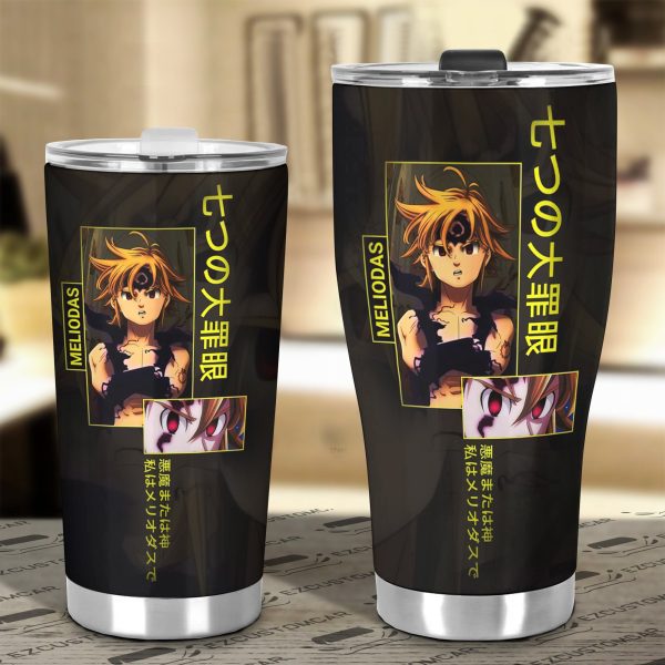 meliodas custom seven deadly sins anime car tumbler cup car accessories jpml8