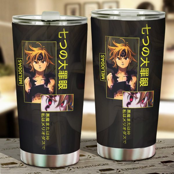 Meliodas Car Tumbler Cup Custom Anime Seven Deadly Sins Car Accessories