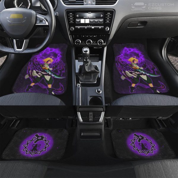 meliodas seven deadly sins car accessories custom anime car floor mats bmknh