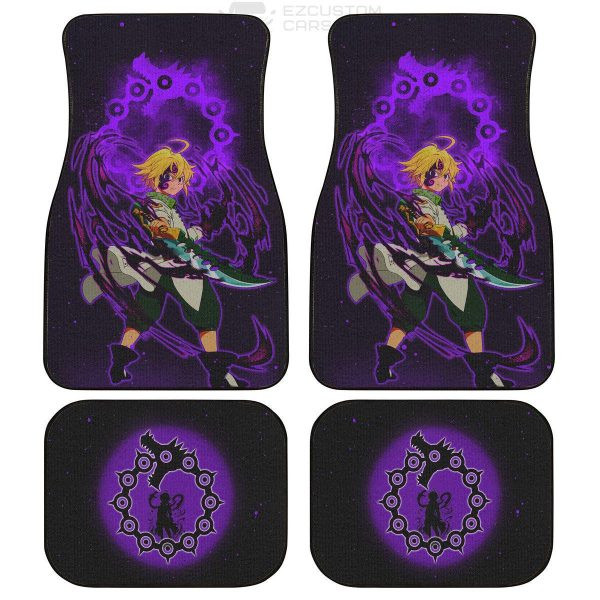 Meliodas Seven Deadly Sins Car Accessories Custom Anime Car Floor Mats