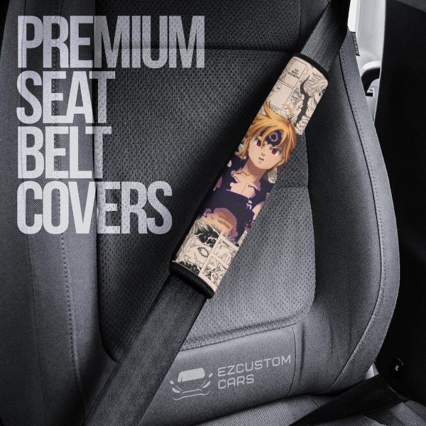 meliodas seven deadly sins seat belt covers custom anime car accessories qh2np