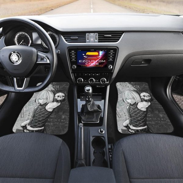 mello car floor mats cutsom death note black white anime car accessories 9xwhy