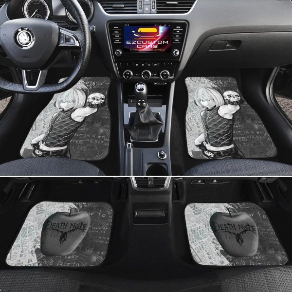 mello car floor mats cutsom death note black white anime car accessories f4xtu