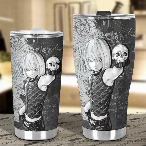mello car tumbler cup cutsom death note black white anime car accessories bnacd