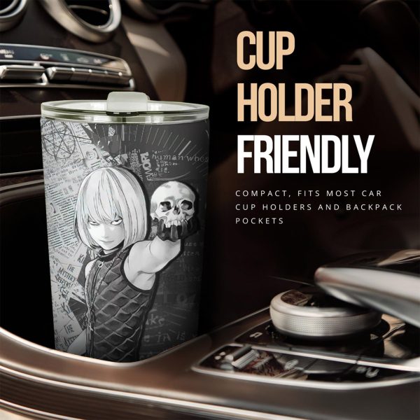mello car tumbler cup cutsom death note black white anime car accessories rsvwd
