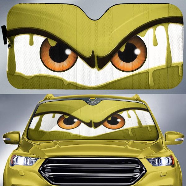 melting cartoon eyes custom car windshield sunshades 8tzei