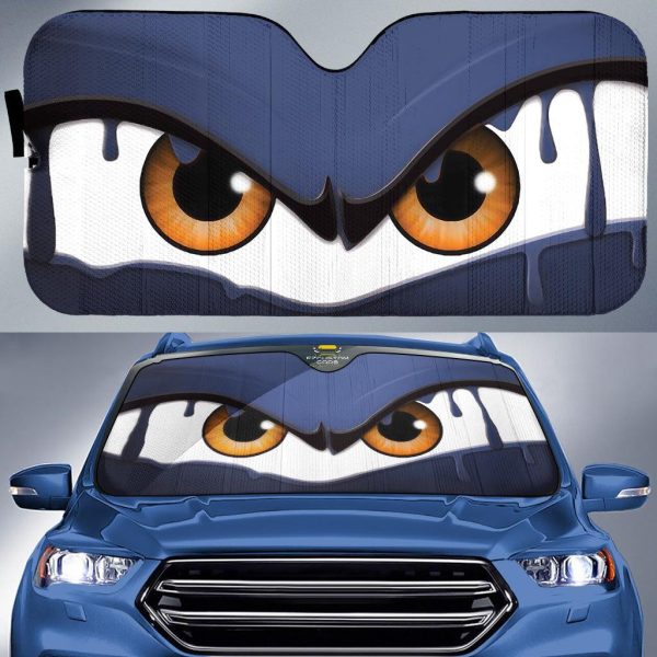 Girly Cartoon Eyes Custom Car Windshield Sunshades