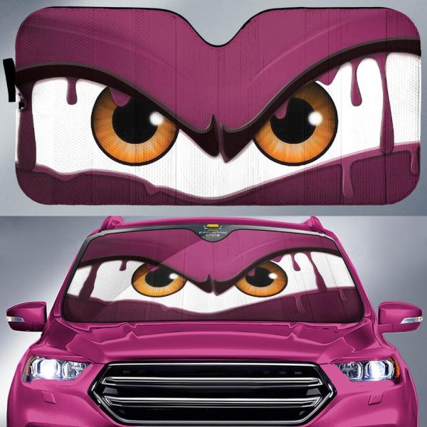 melting cartoon eyes custom car windshield sunshades z7wge