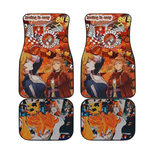Mereoleona Vermillion Black Clover Car Floor Mats