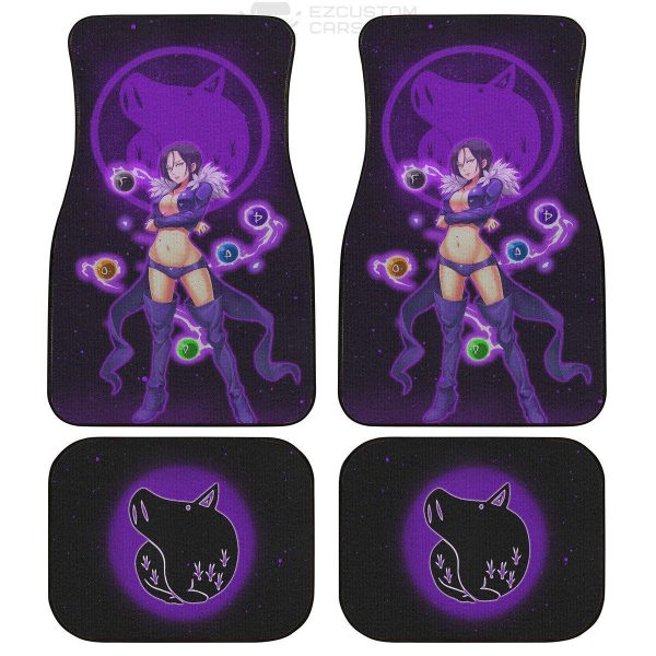 Merlin Seven Deadly Sins Car Floor Mats Custom Anime Car Accessories