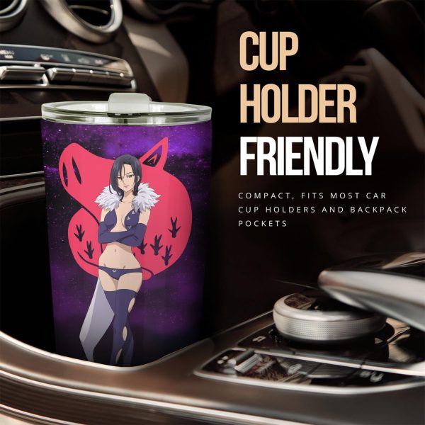 merlin seven deadly sins car tumbler cup custom anime car accessories 3t4i4