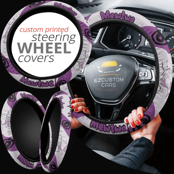 mewtwo pokemon anime steering wheel cover pub9a