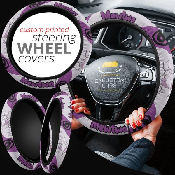 mewtwo pokemon anime steering wheel cover tmcwn